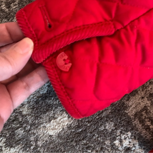 Chaps Red Jacket with Diamond Quilting - Picture 4 of 7